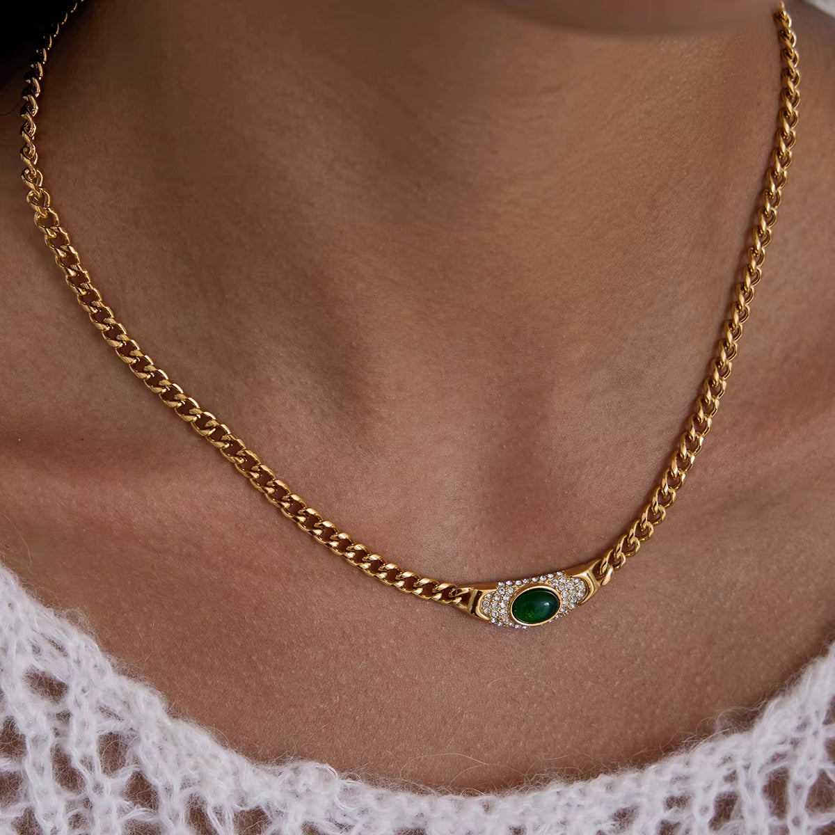 Vintage Gemstone Necklace